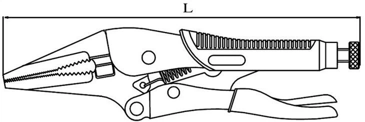 Long Nose Locking Pliers 